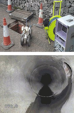 Hand Fed Camera - Drain Inspection