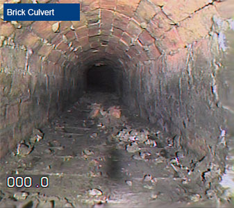 Camera Survey of Brick 
Culvert